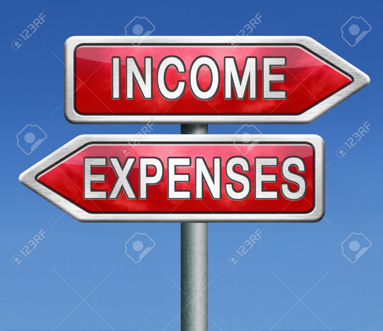 income and expenses financial plan for cash flow or money balance income expense