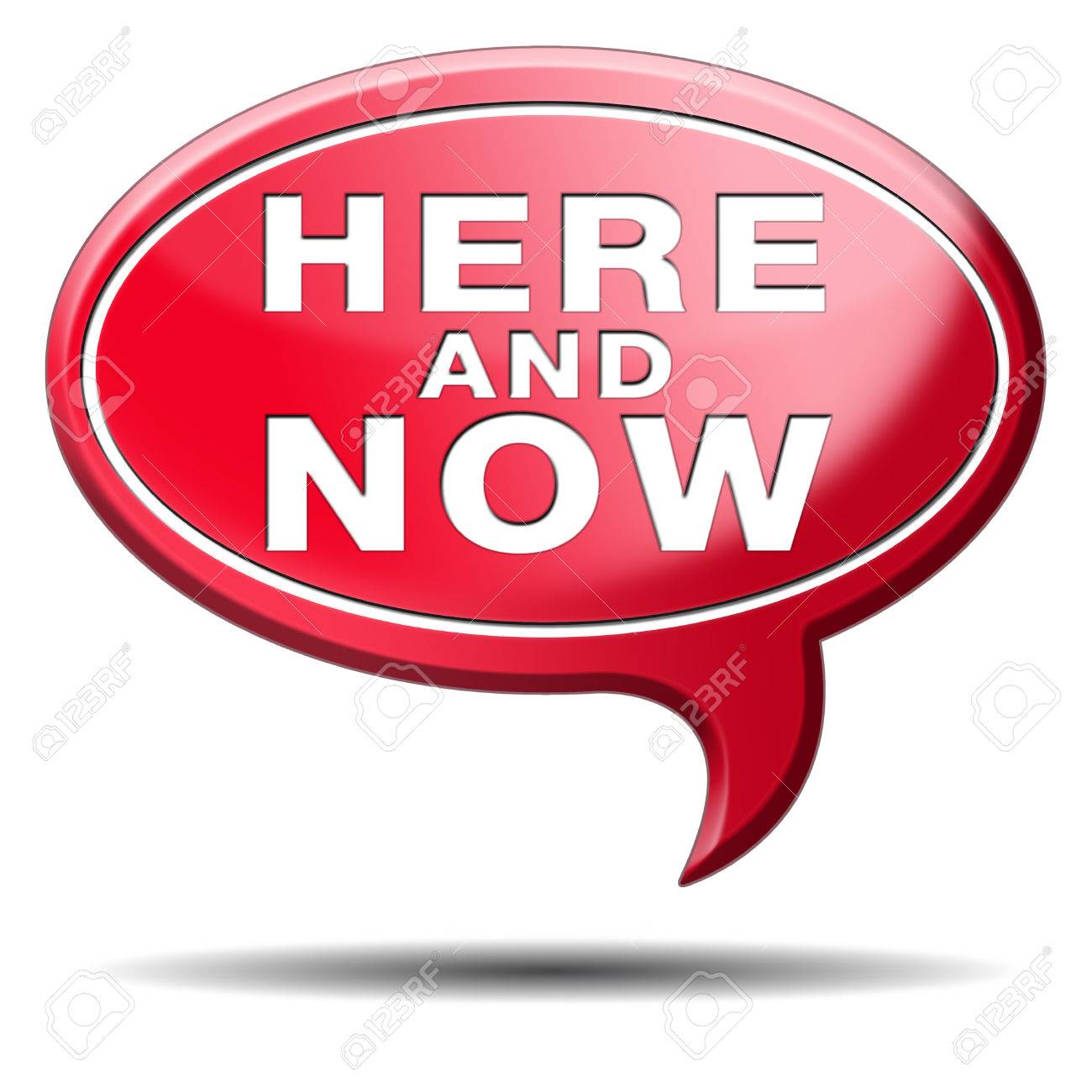 여기 그리고 지금 현재에 살고있는이 적절한시기입니다 로열티 무료 사진, 그림, 이미지 그리고 스톡포토그래피. Image 24420086