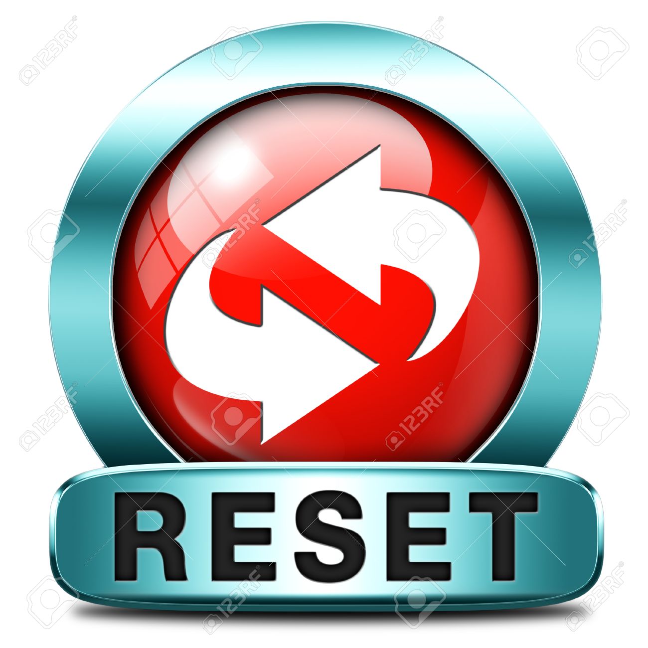 アイコン スタートを再度リセットまたは更新更新ボタンまたは記号のやり直し の写真素材 画像素材 Image
