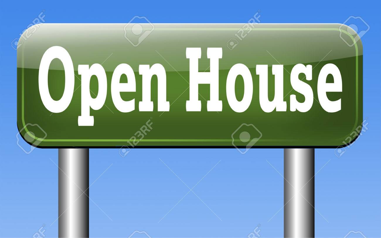Tag Der Offenen Tur Zeichen Oder Symbol Nicht Kaufen Oder Ein Haus