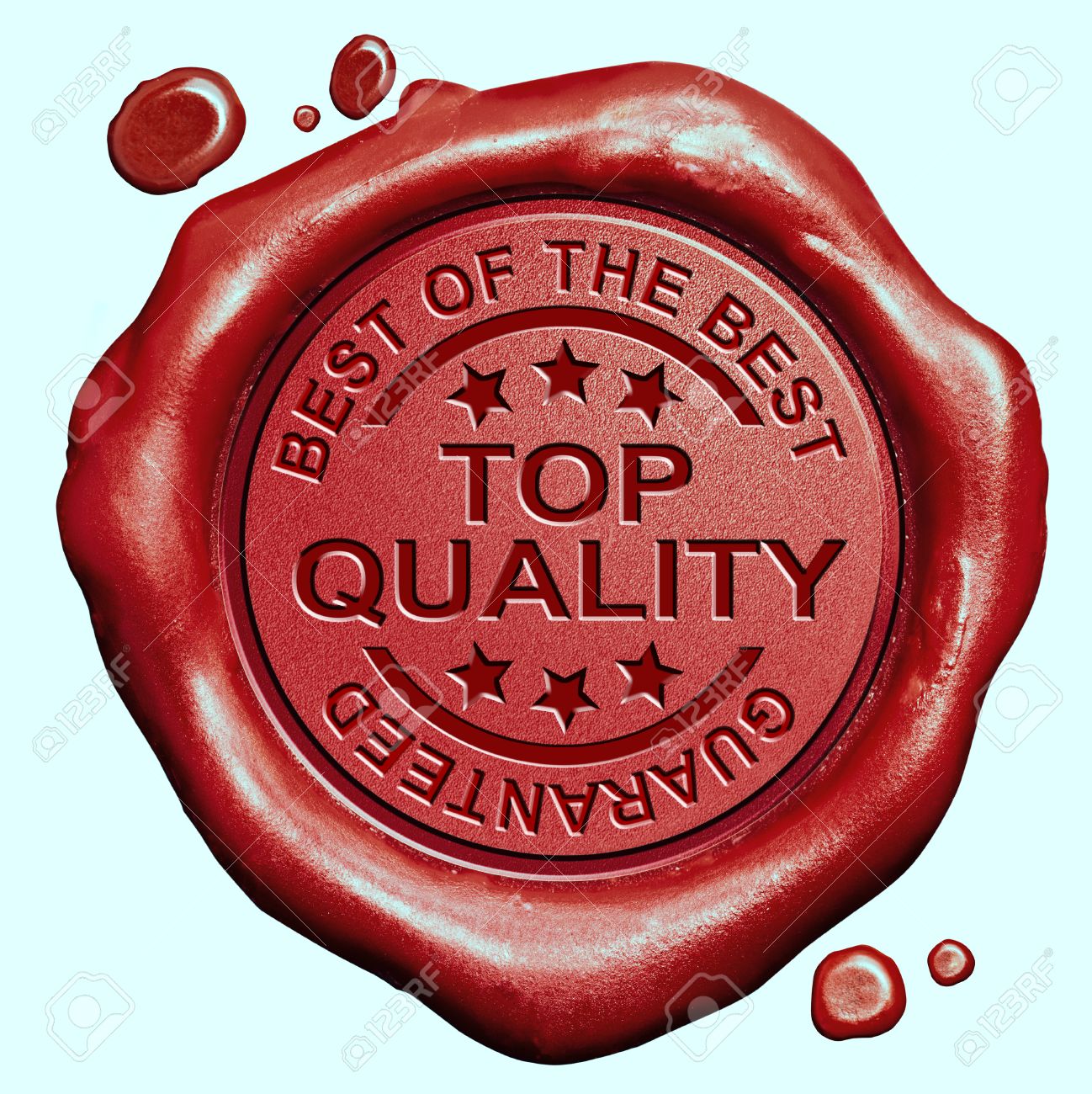 top quality label best of the best product guaranteed promotion