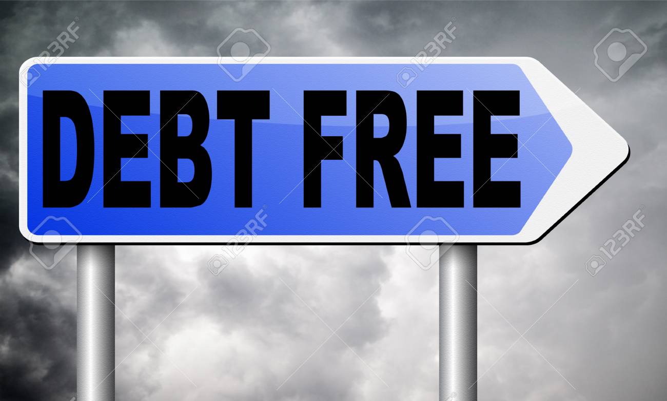 借金無料の道路標識看板 の写真素材 画像素材 Image 59738225