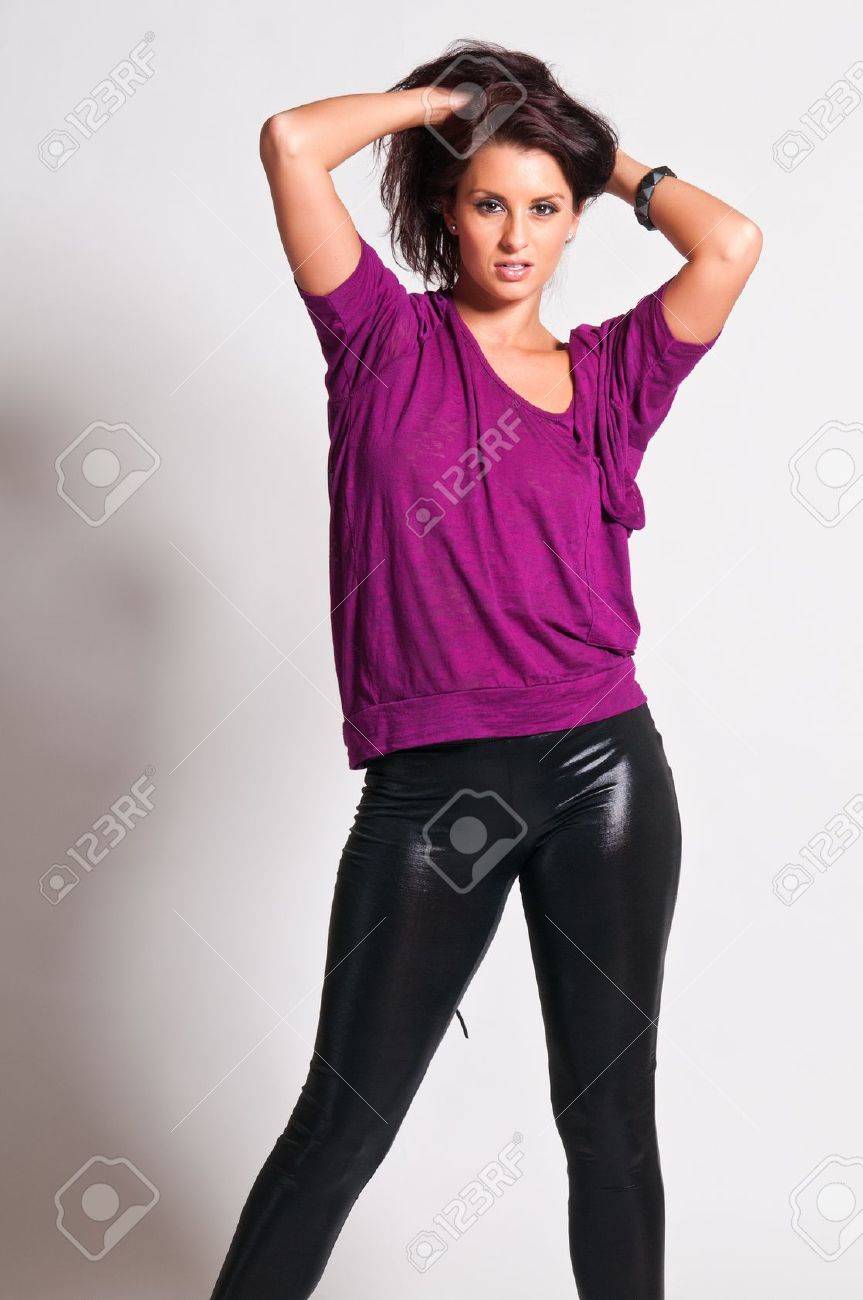 tall leather pants