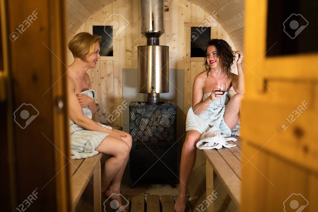 Evgeny dissx TimofeyevChatting In Wooden Finnish Sauna Wet