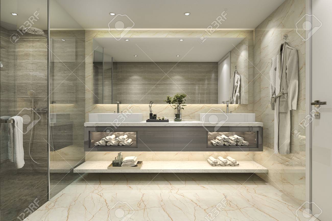 Globe Luminaire Salle De Bain ~ salle de bains classique moderne offrant un d cor de carrelage de Globe Luminaire Salle De Bain ~ salle de bains classique moderne offrant un d cor de carrelage de