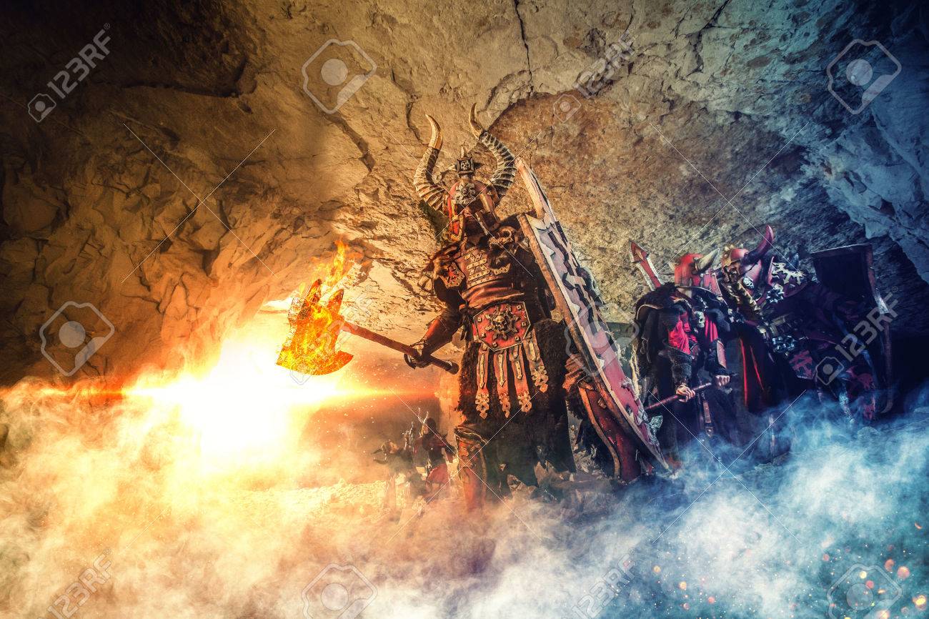 battle of powerful knights