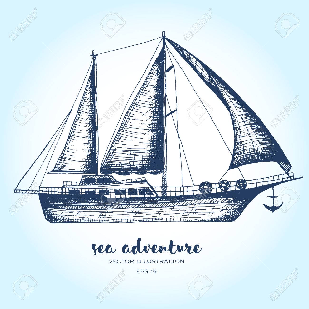 ship design template sailboat or frigate icon royalty free cliparts ship template