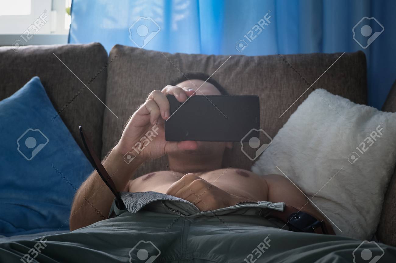 Young man lost in fantasy