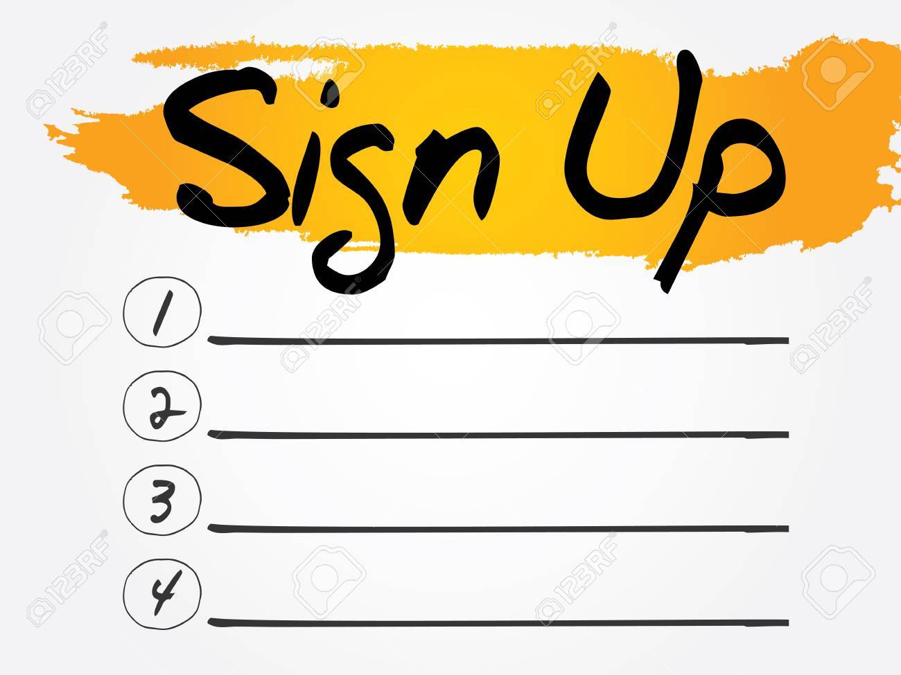 online sign up lists