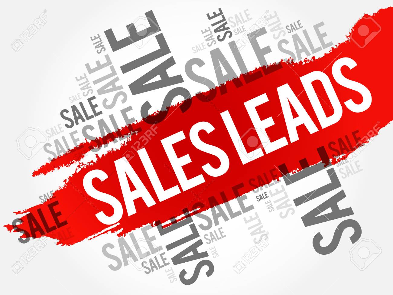 sales leads words cloud business concept background royalty free free sales leads