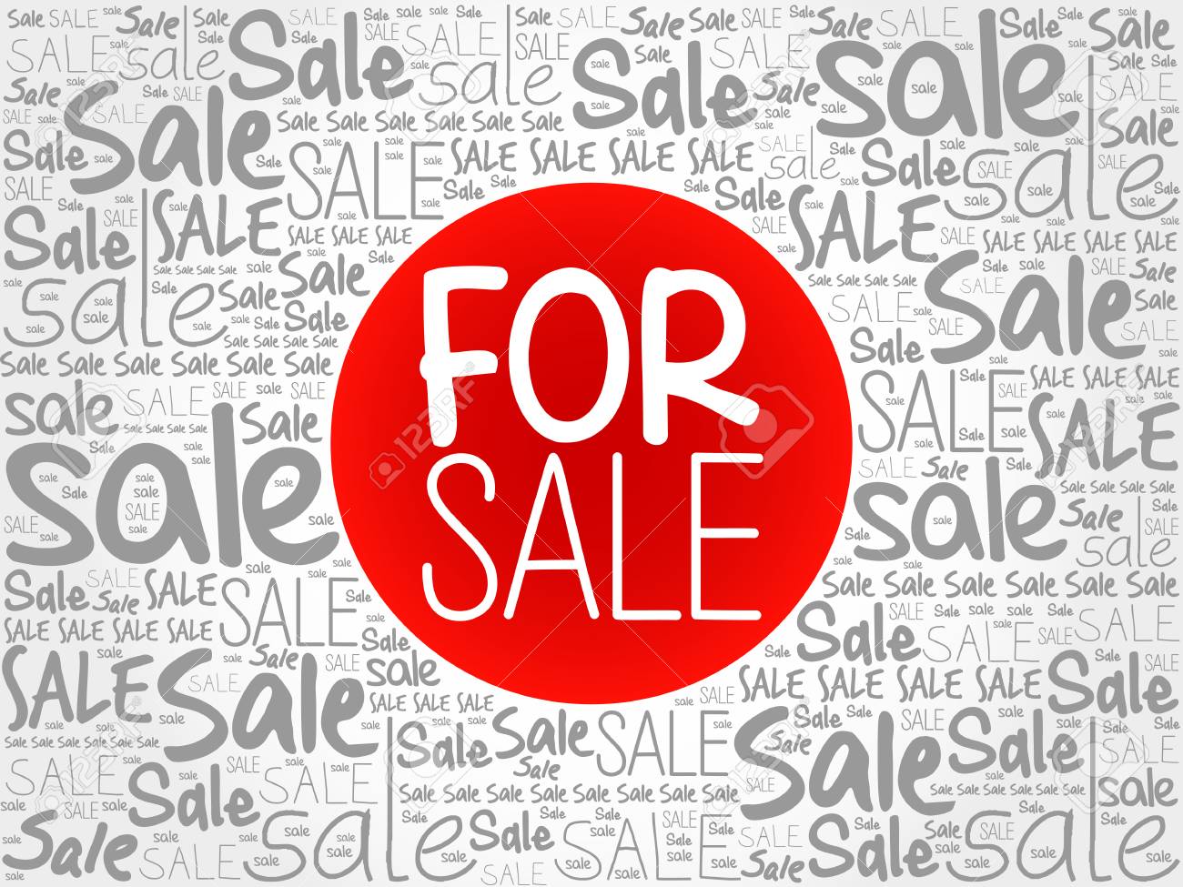 for sale words cloud business concept background royalty free