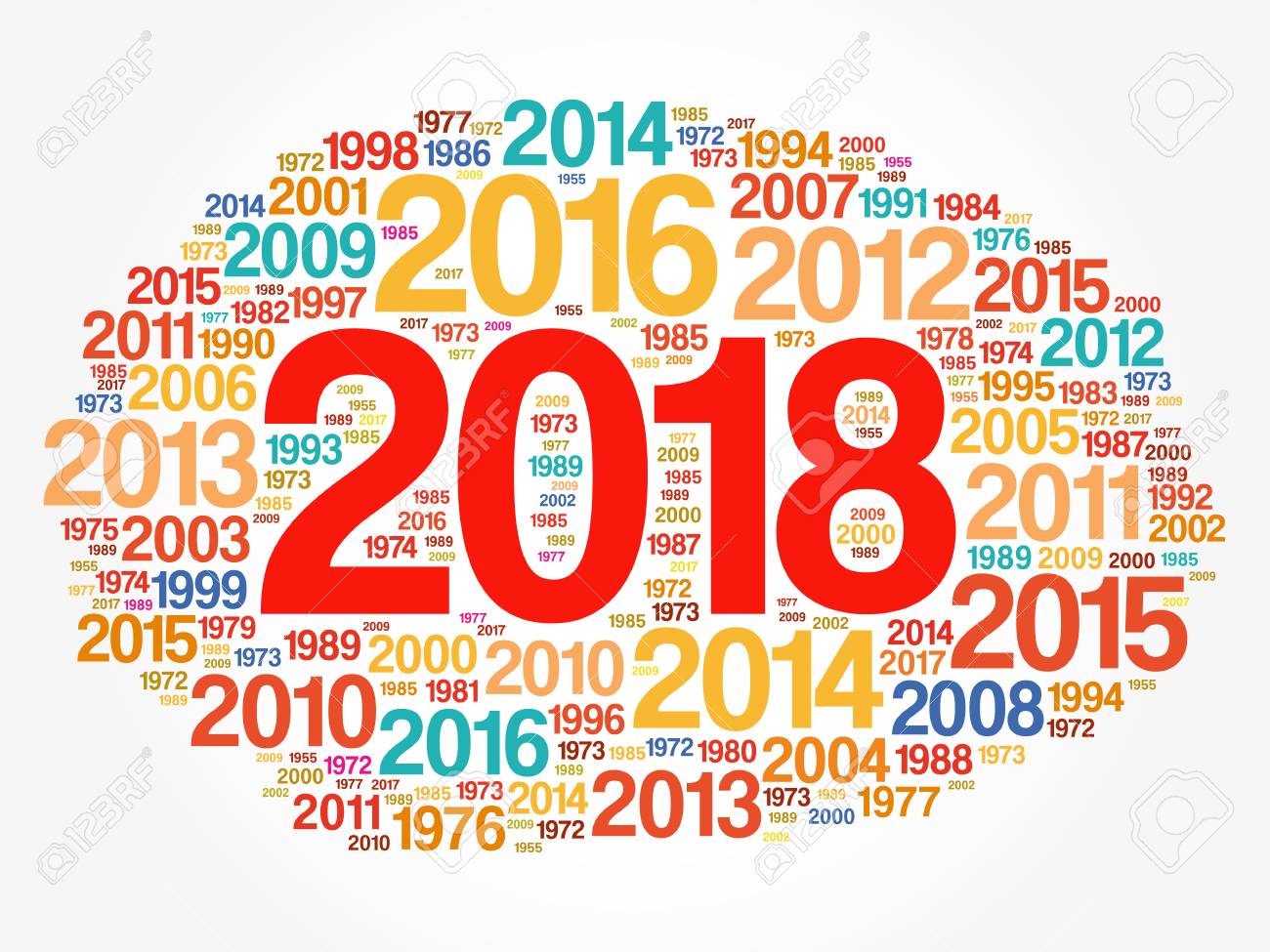 happy new year word