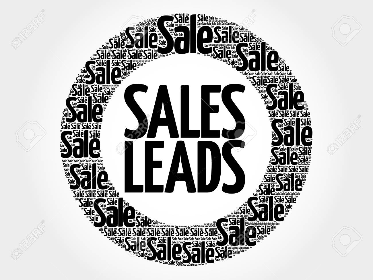 sales leads word cloud collage business concept background royalty free sales leads
