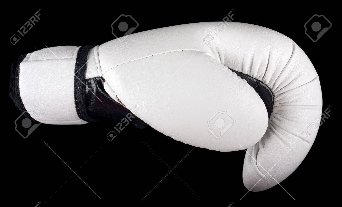 white boxing gloves