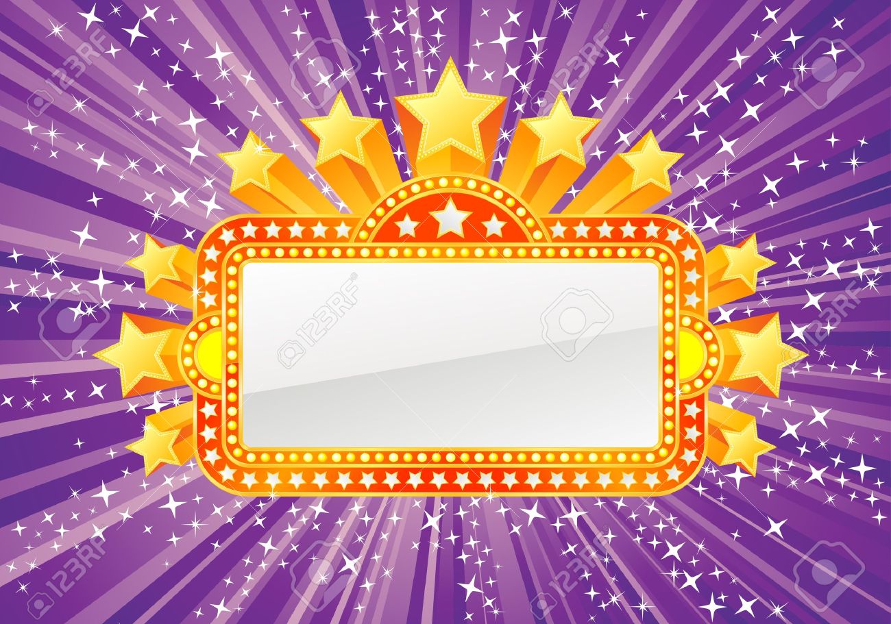 movie marquee template
