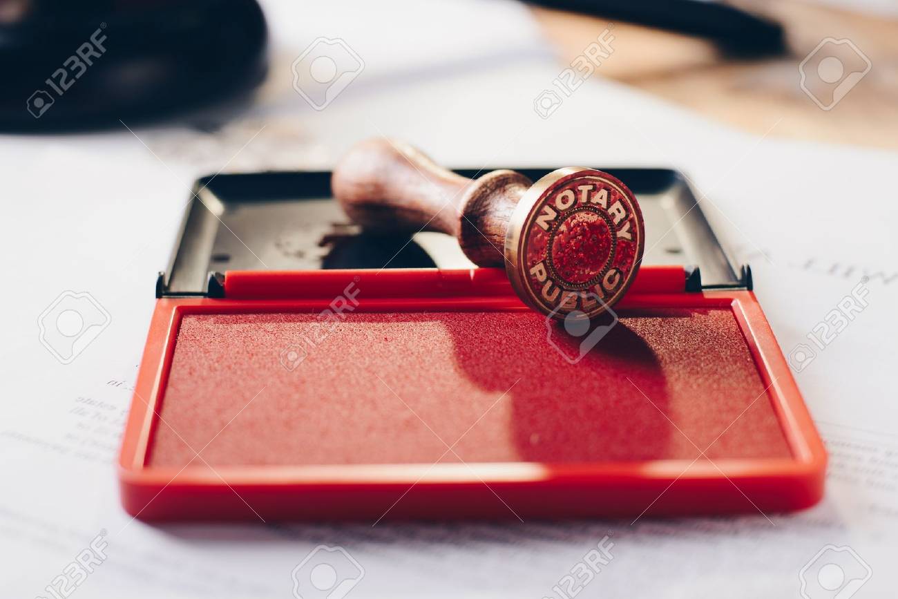 Metal notary public ink stamper. Law office. - 83557727 Metal notary public ink stamper. Law office. - 83557727