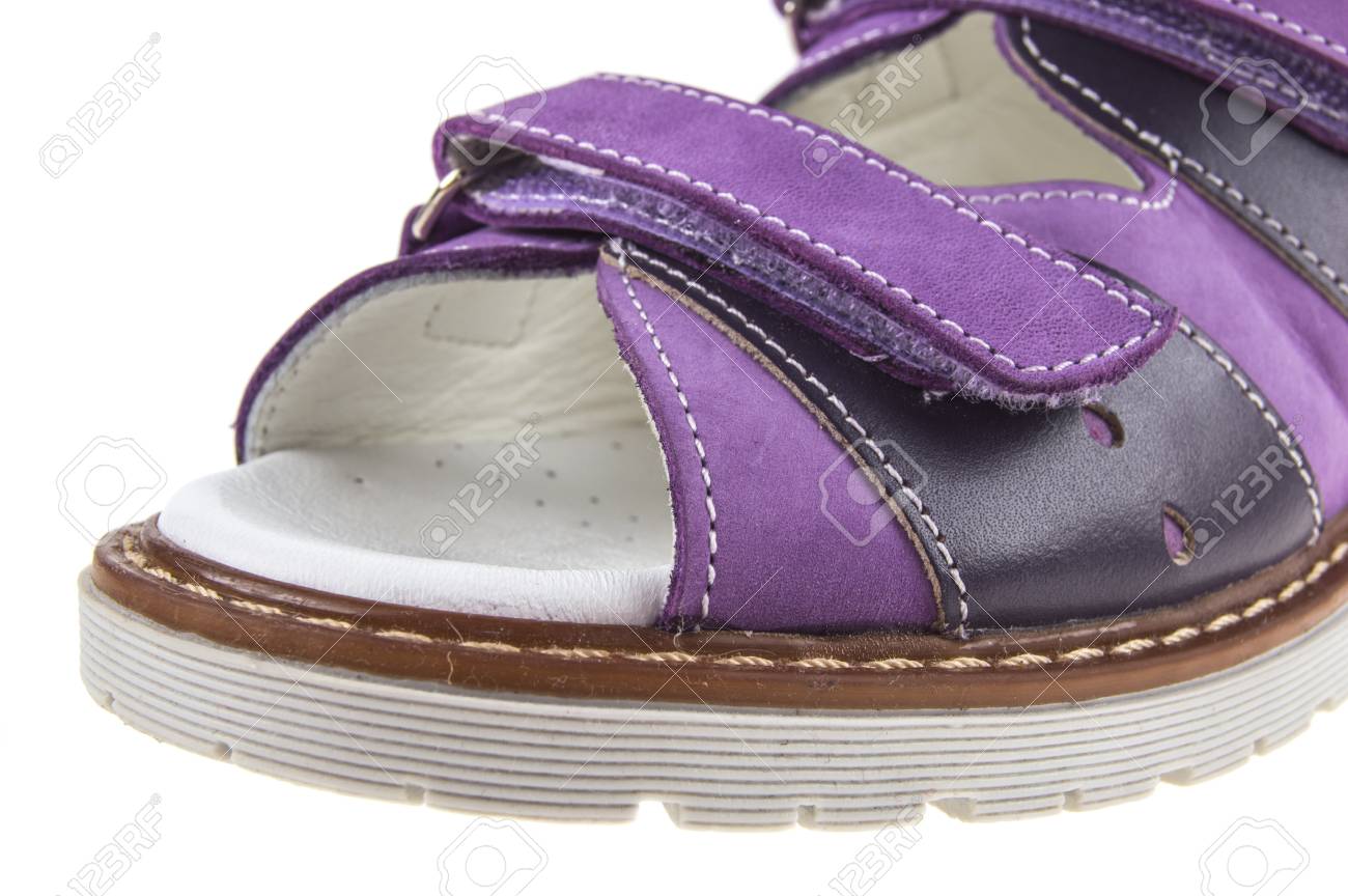 white orthopedic sandals