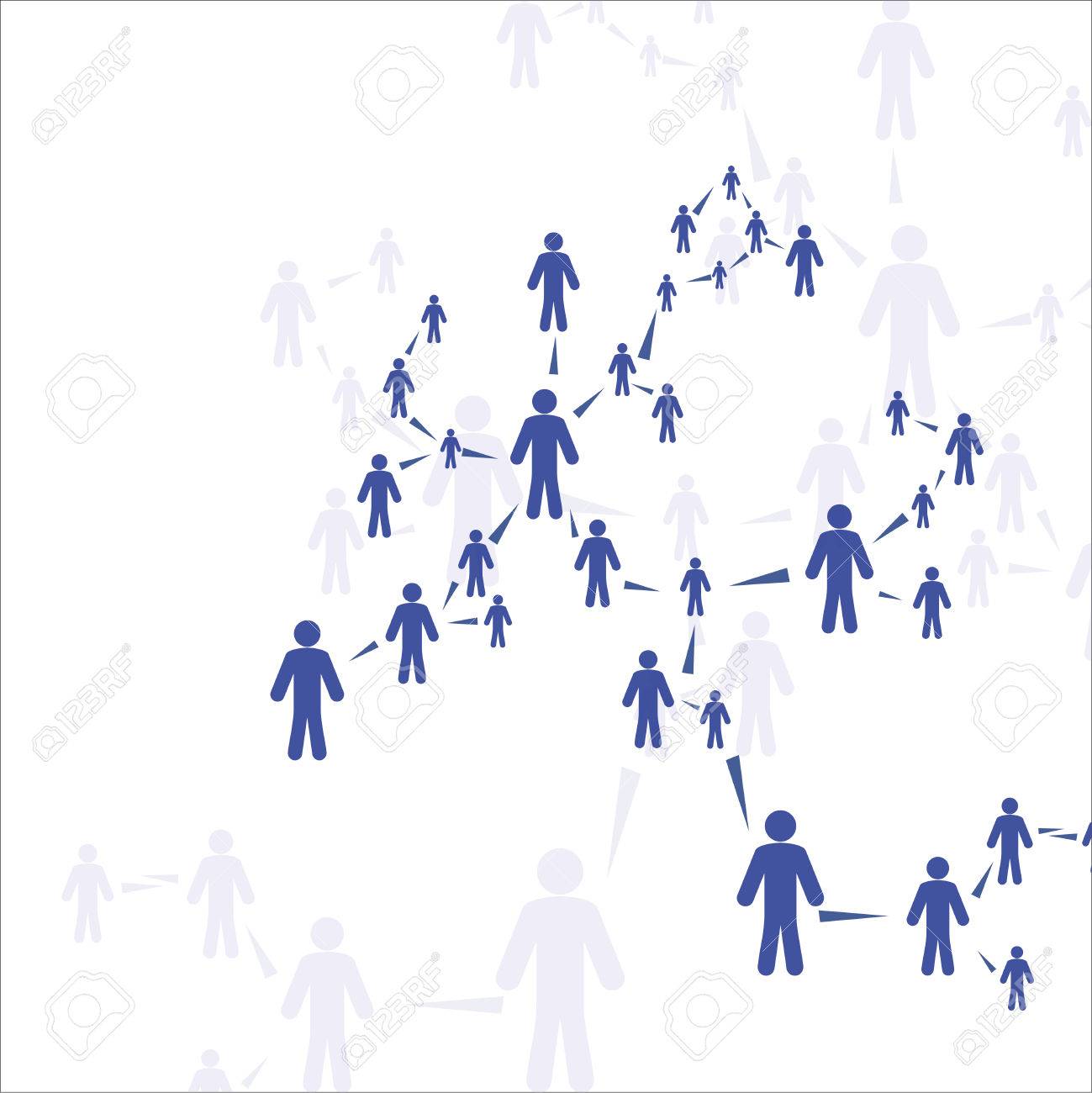 Human Connection On The White Background Vector Illustration Royalty Free Svg Cliparts Vectors And Stock Illustration Image
