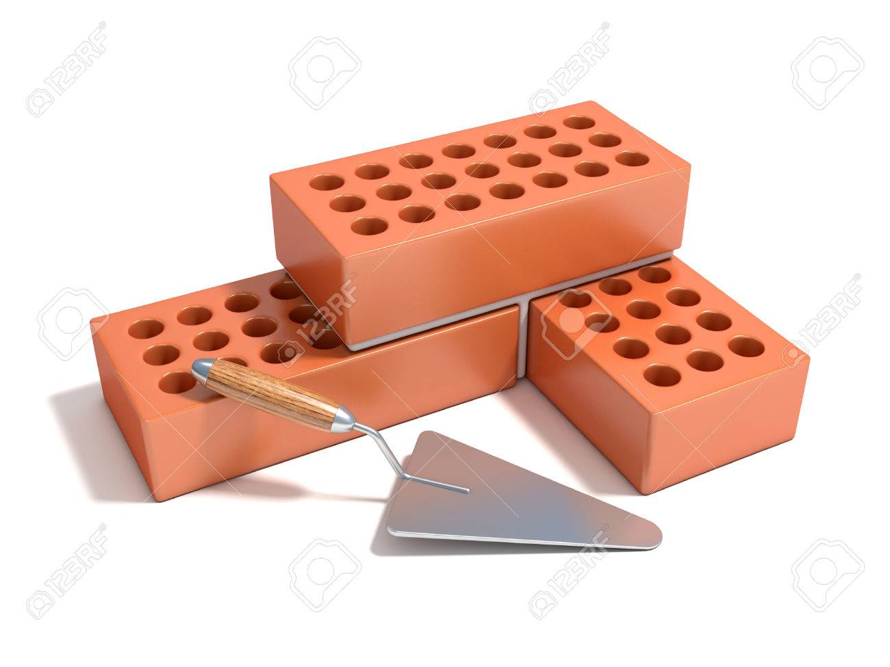 丸い穴とレンガ レンガの壁を建物のコンセプト の写真素材 画像素材 Image 43555155