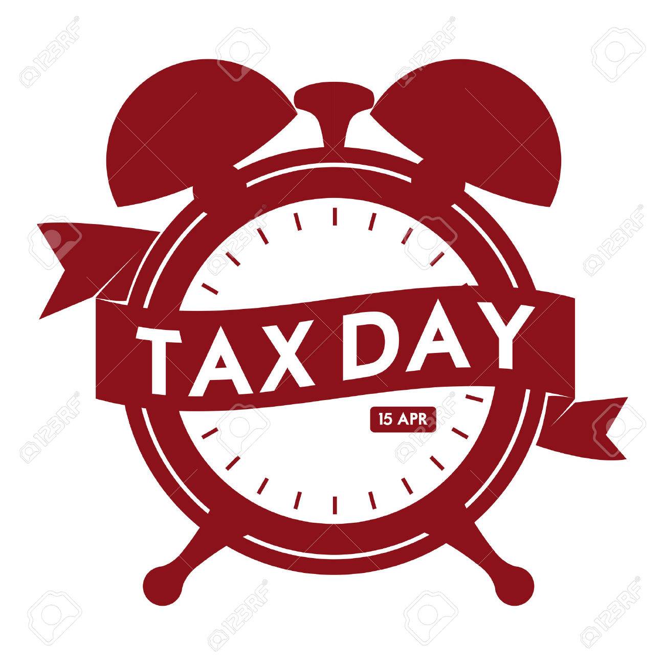 tax day design over white background royalty free cliparts vectors tax clipart