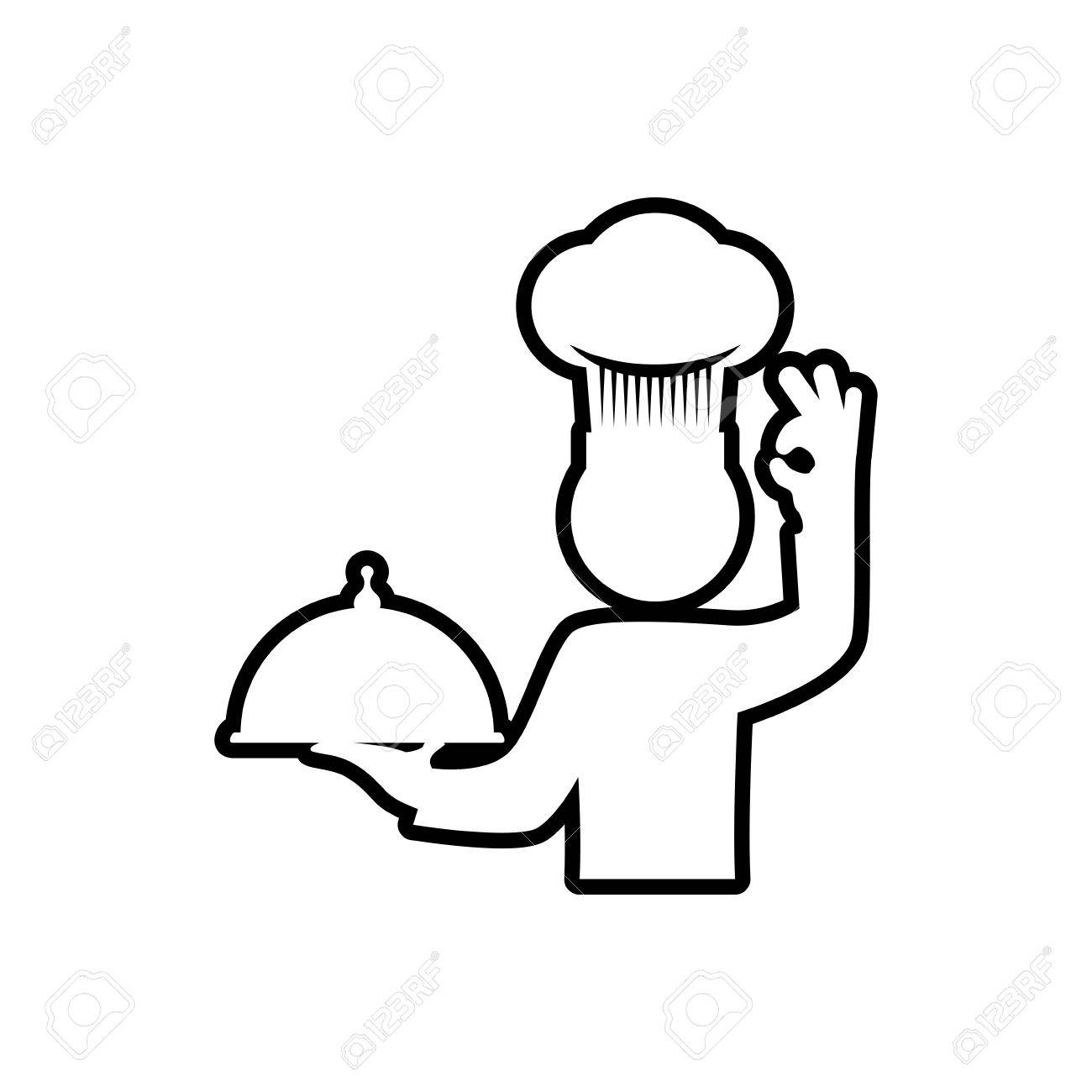 Chefs Chapeau Cuisinier Pictogramme Silhouette Icone Isole Et Plat Illustration Vecteur Graphique Clip Art Libres De Droits Vecteurs Et Illustration Image