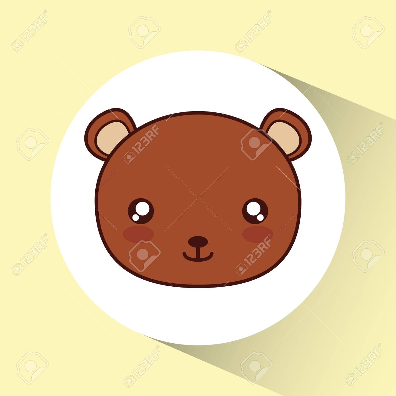 かわいい動物デザインの円上にかわいい熊アイコンで表されます カラフルとフラットの図 のイラスト素材 ベクタ Image かわいい動物デザインの円上にかわいい熊アイコンで表されます カラフルとフラットの図 のイラスト素材 ベクタ Image