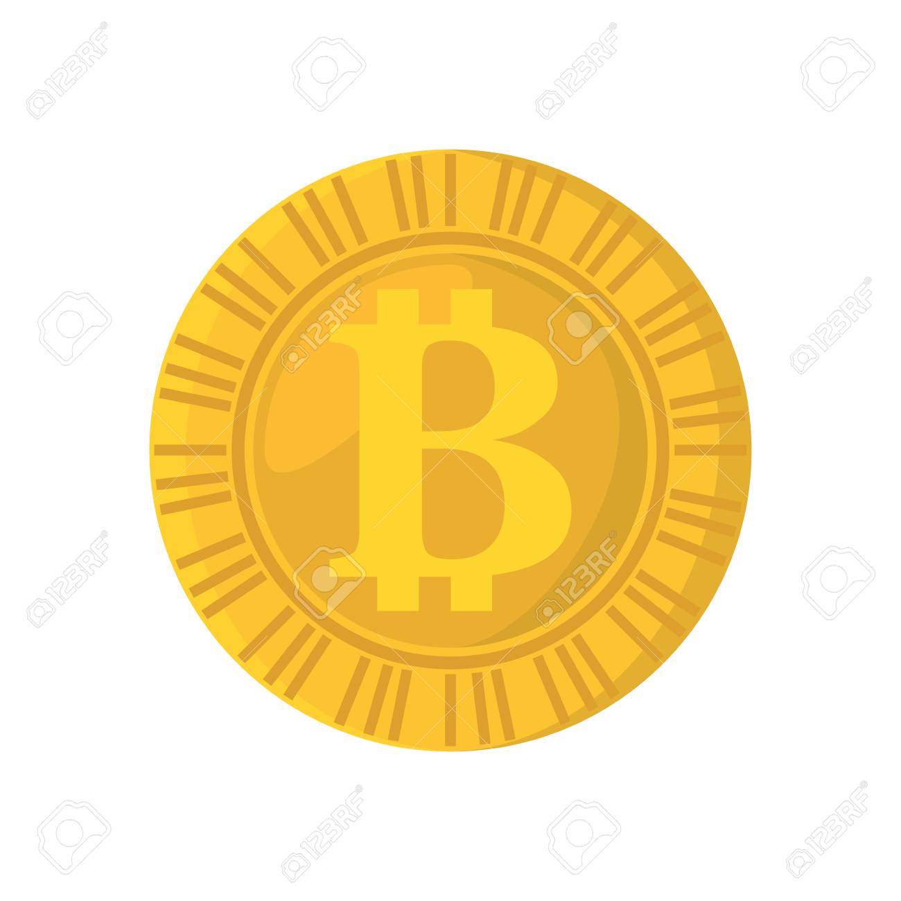 비트코인 고립 아이콘 벡터 일러스트 디자인 로열티 무료 사진, 그림, 이미지 그리고 스톡포토그래피. Image 65060334