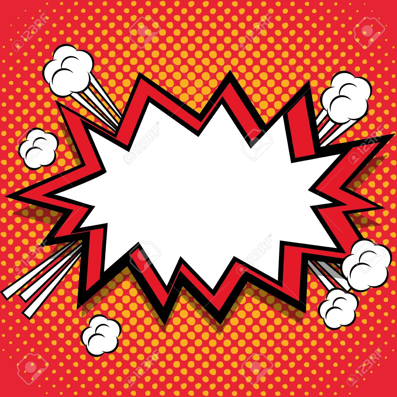bubble icon retro pop art comic and communication theme colorful