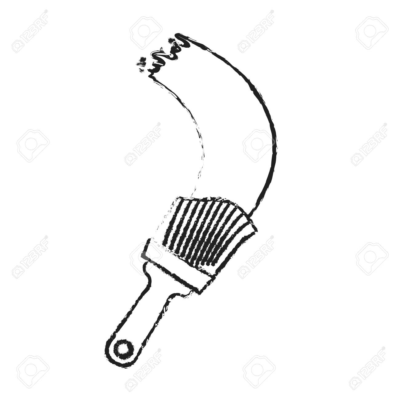 ペイント ブラシ ツール スケッチ スタイル アイコン画像ベクトル イラスト デザインのイラスト素材 ベクタ Image ペイント ブラシ ツール スケッチ スタイル アイコン画像ベクトル イラスト デザインのイラスト素材 ベクタ Image