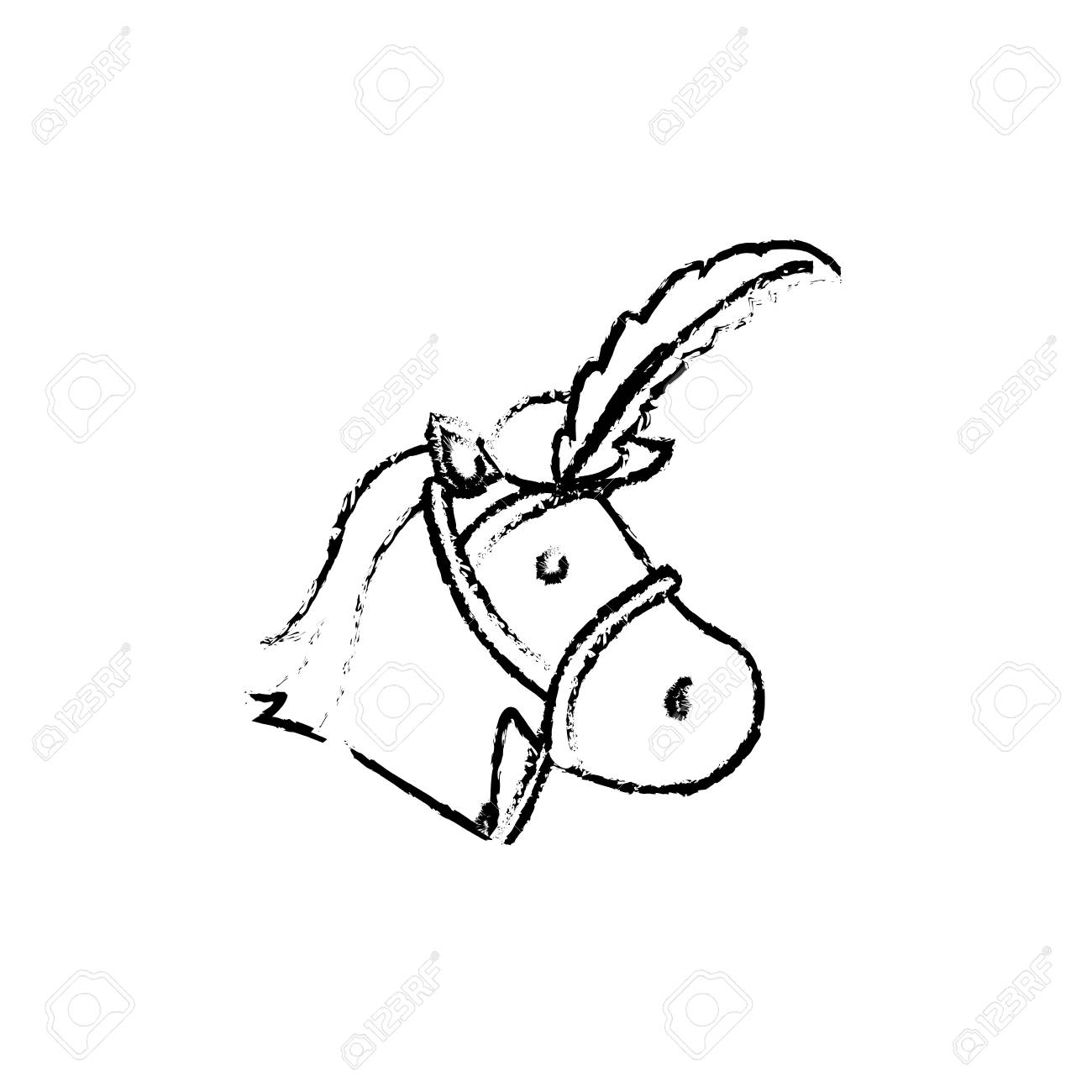 サーカスの馬漫画アイコン ベクトル イラスト グラフィック デザインのイラスト素材 ベクタ Image 69085080