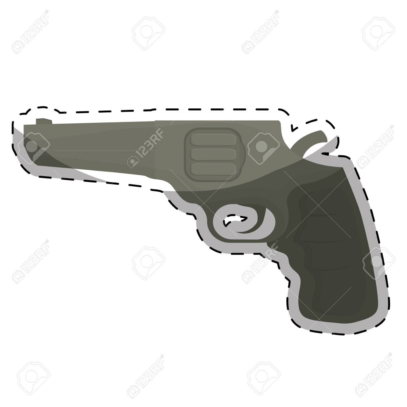 銃銃器武器アイコン画像ベクトル イラスト デザインのイラスト素材 ベクタ Image