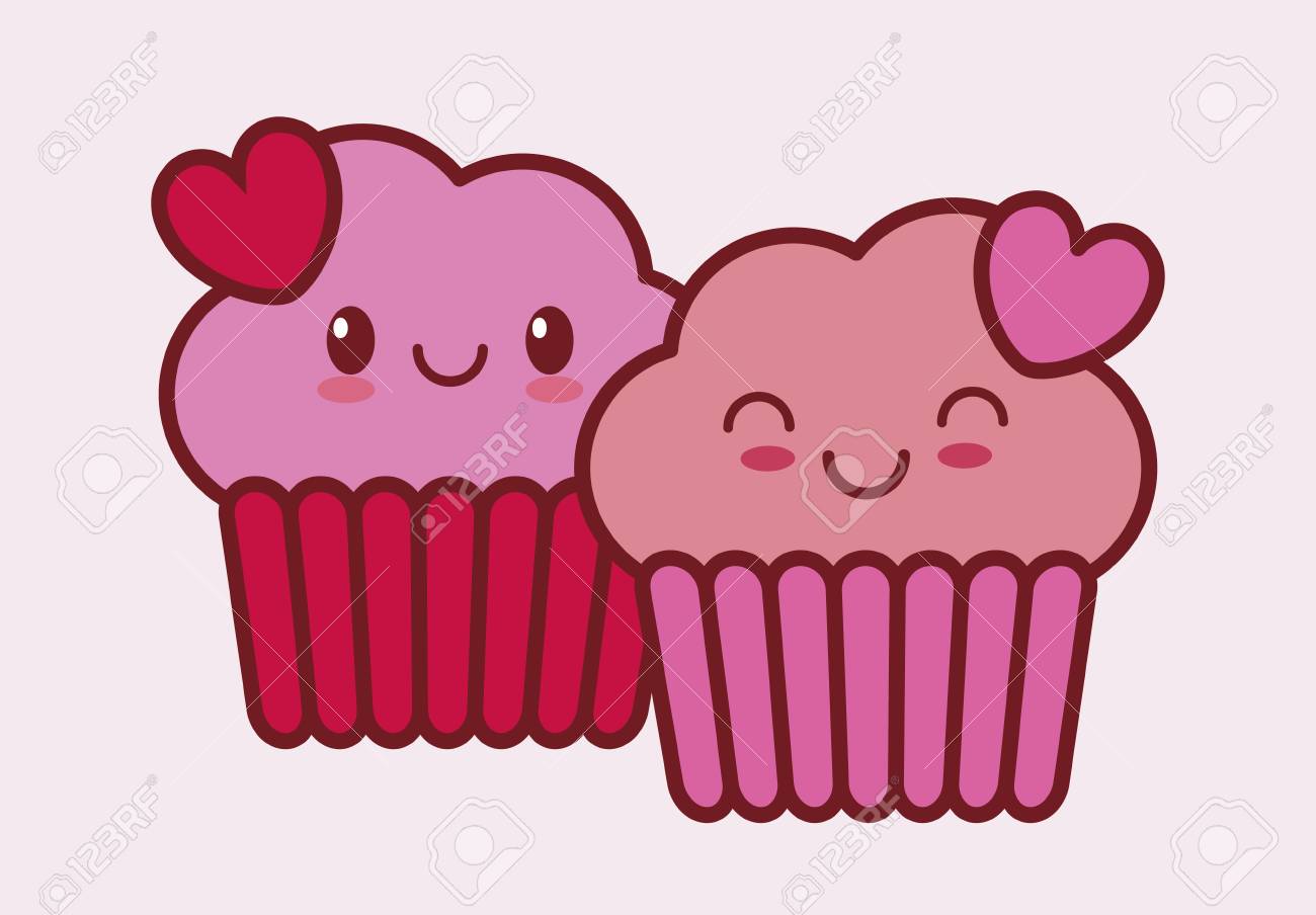 カップケーキ バレンタインデー関連カワイイ スタイル アイコン画像ベクトル イラスト デザイン のイラスト素材 ベクタ Image カップケーキ バレンタインデー関連カワイイ スタイル アイコン画像ベクトル イラスト デザイン のイラスト素材 ベクタ Image