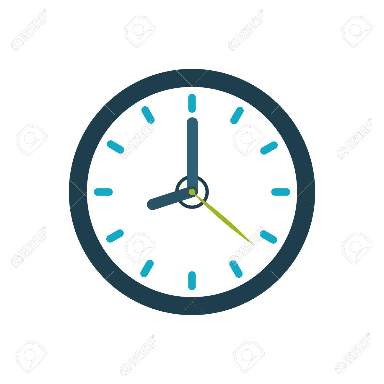 isolated time clock icon vector illustration graphic design royalty