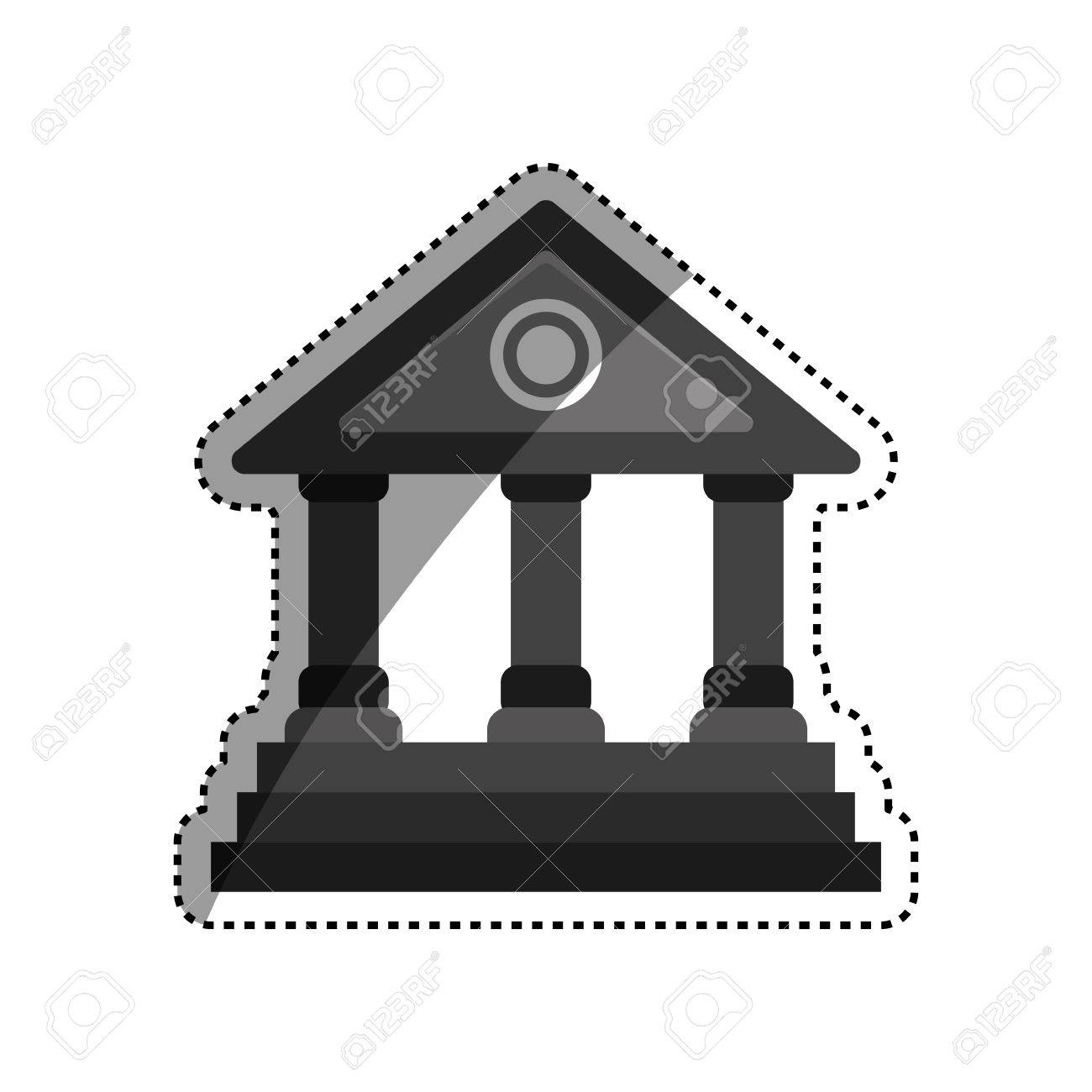 大学のシンボル アイコン ベクトル イラスト グラフィック デザインの建物のイラスト素材 ベクタ Image