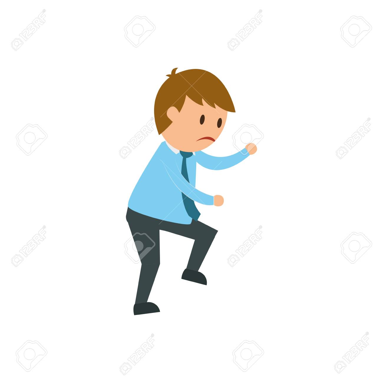 ビジネスマン起業家漫画アイコン ベクトル イラスト グラフィック デザインのイラスト素材 ベクタ Image