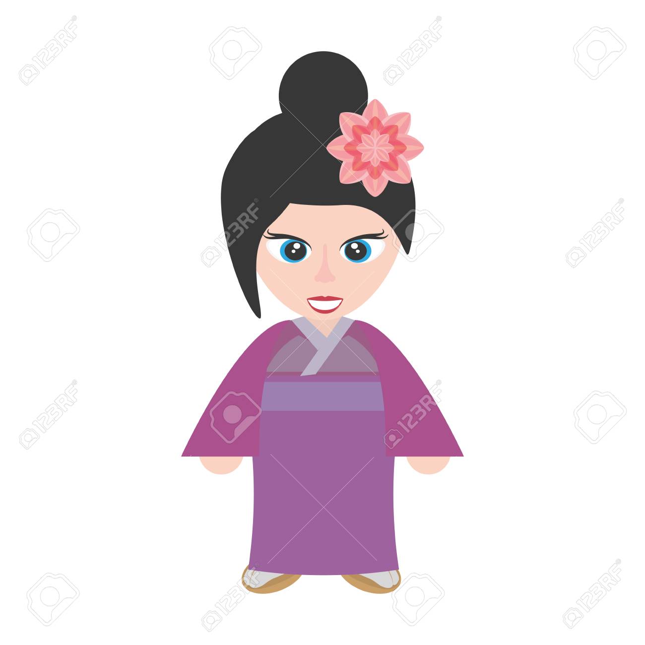 かわいい女の子中国着物さくら花ベクトル イラスト Eps 10 のイラスト素材 ベクタ Image かわいい女の子中国着物さくら花ベクトル イラスト Eps 10 のイラスト素材 ベクタ Image