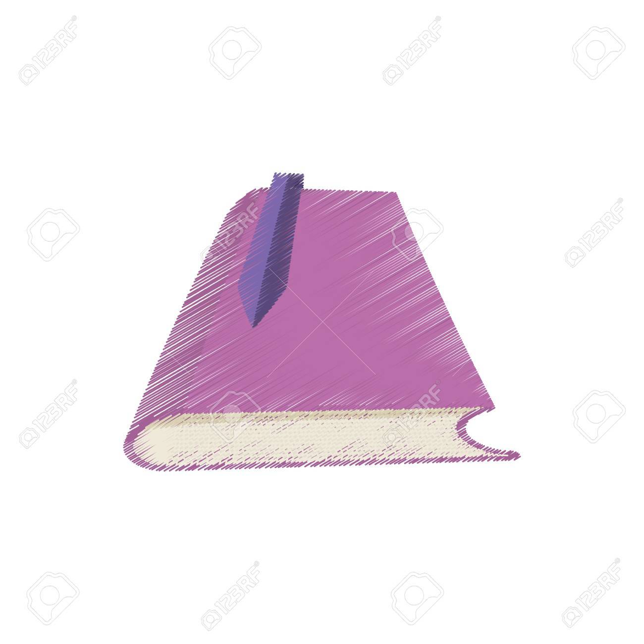 Dibujo De Marcadores De Libro Morado Ilustracion Vectorial Eps 10 Ilustraciones Vectoriales Clip Art Vectorizado Libre De Derechos Image 73825928