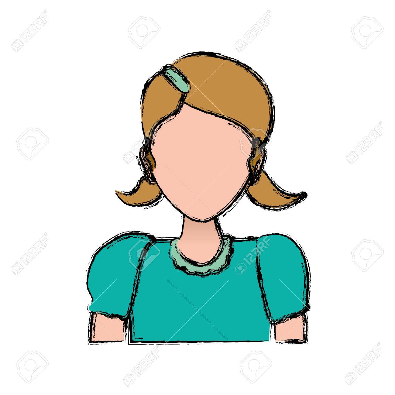 子供子供女の子アバター顔ベクトル アイコン イラストのイラスト素材 ベクタ Image 子供子供女の子アバター顔ベクトル アイコン イラストのイラスト素材 ベクタ Image