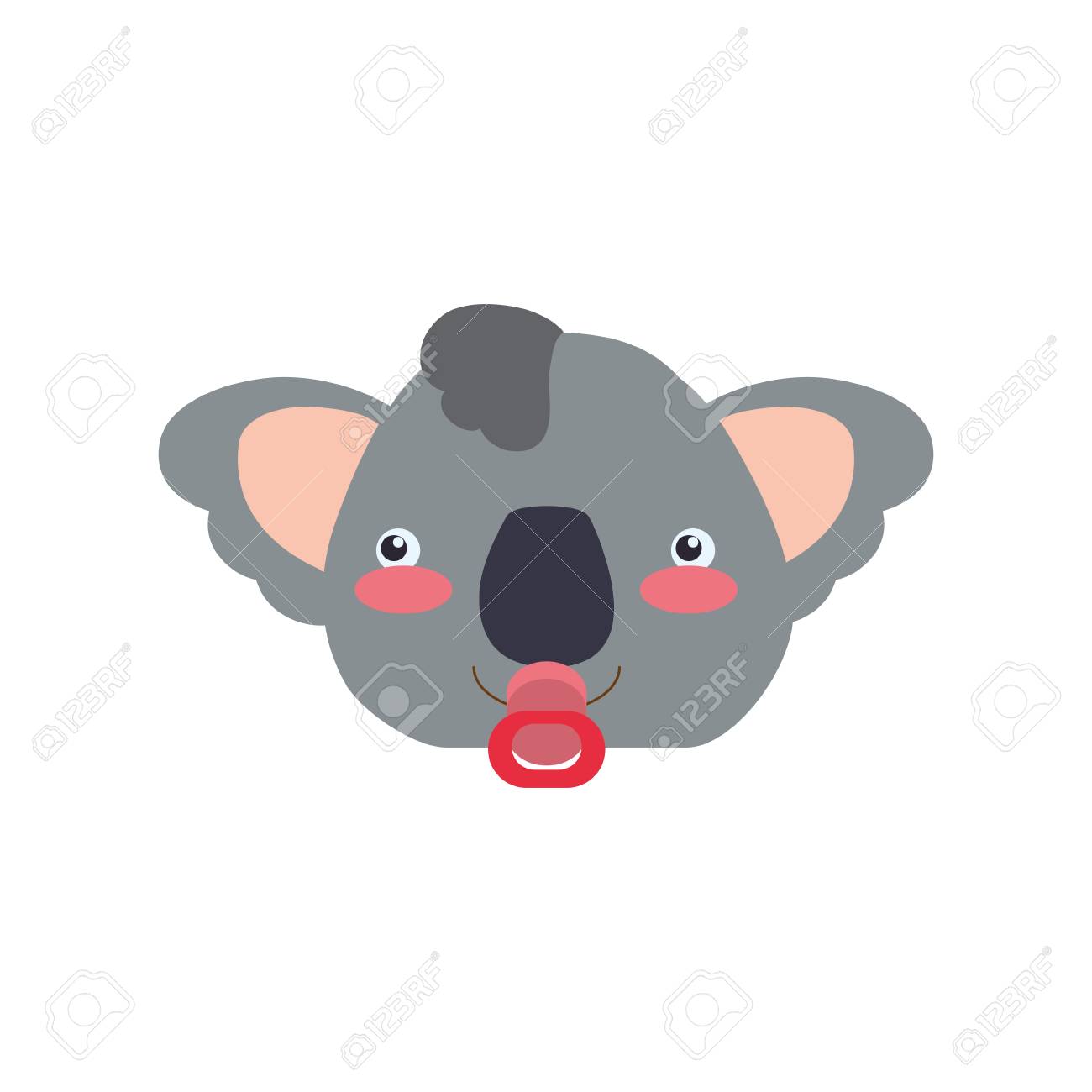 Bebe Koala Dessin Anime Icone Illustration Vectorielle Clip Art Libres De Droits Vecteurs Et Illustration Image