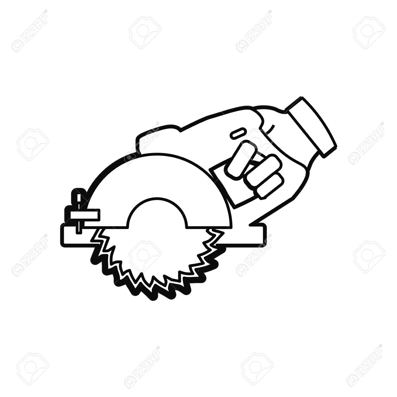 手のこぎり大工ツール ベクトル アイコン イラスト のイラスト素材 ベクタ Image