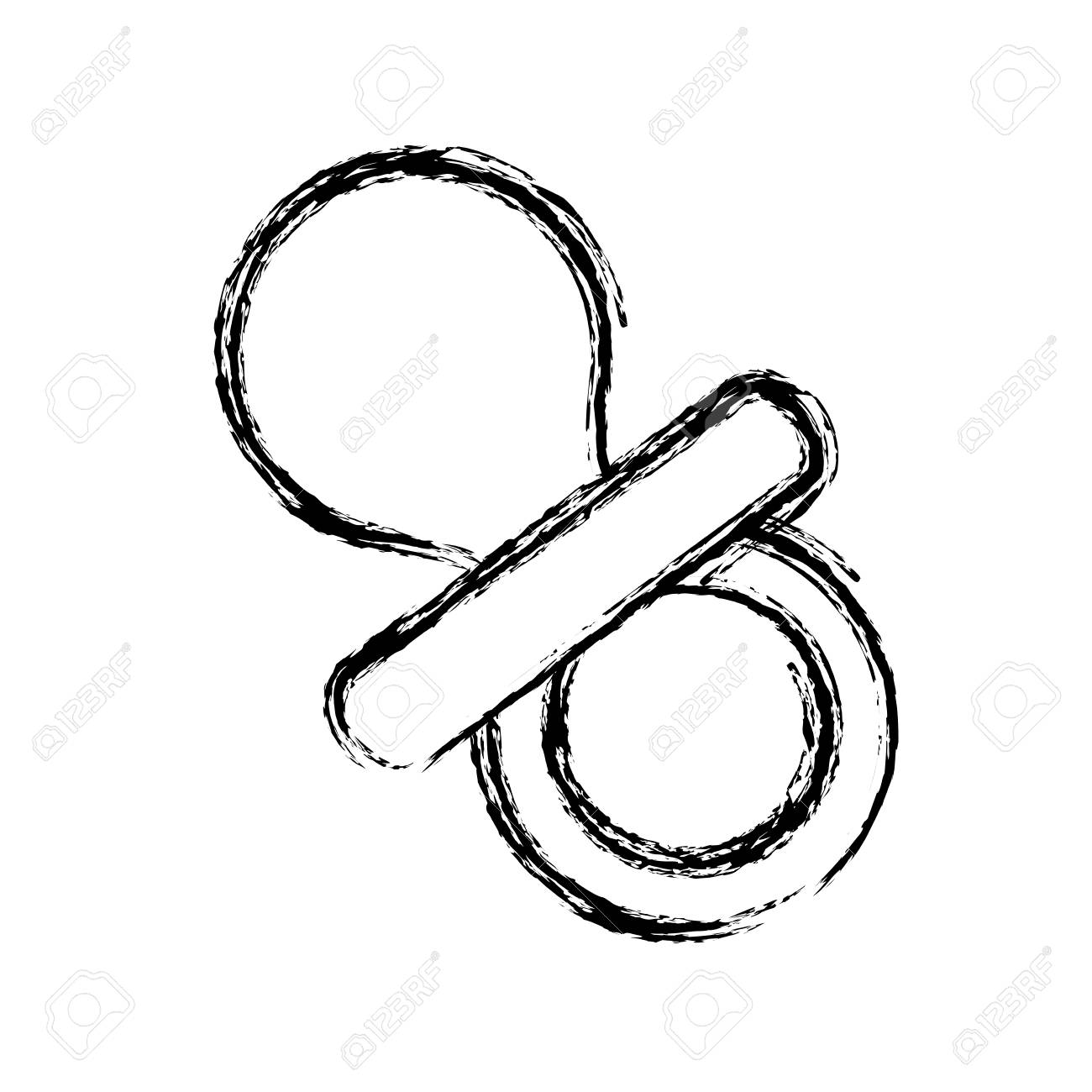 Icone De Tetine Bebe Sur Fond Blanc Illustration Vectorielle Clip Art Libres De Droits Vecteurs Et Illustration Image 7117