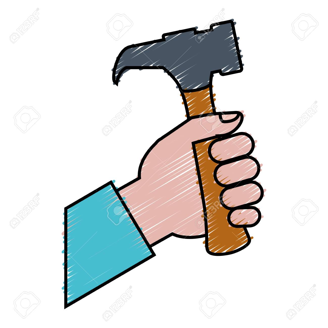 Martillo De Mano De Herramienta Ilustración De Herramienta Martillo De Mano De Herramienta Ilustración De Herramienta