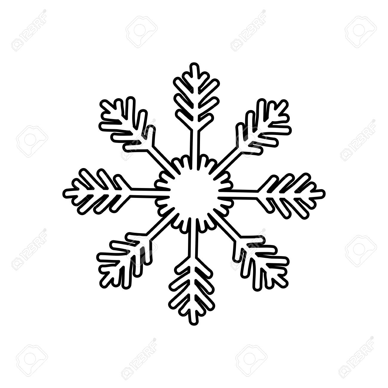 雪の結晶冬シンボル アイコン ベクトル イラスト グラフィック デザイン の写真素材 画像素材 Image 7980