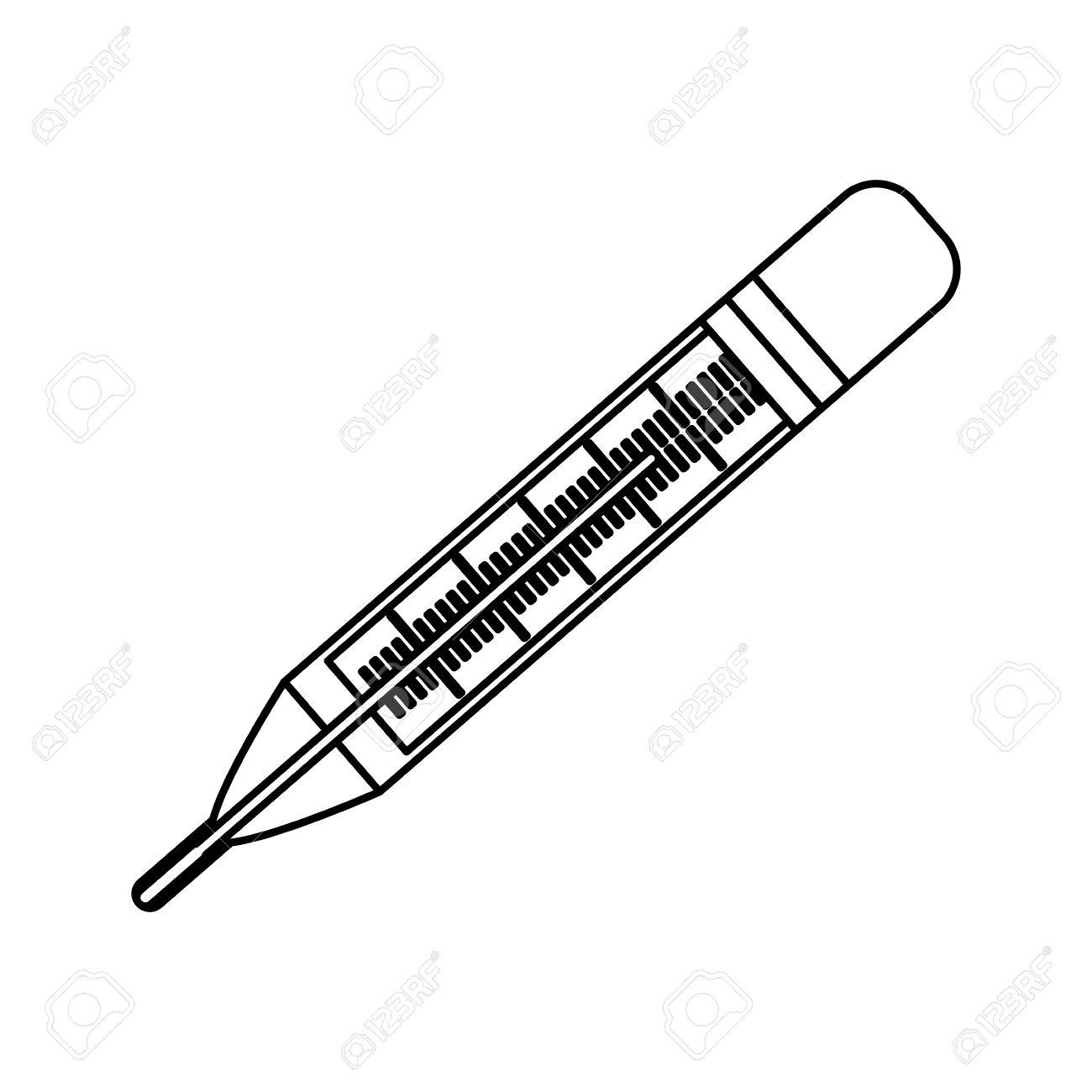 体温計ツール アイコン ベクトル イラスト グラフィック デザインのイラスト素材 ベクタ Image