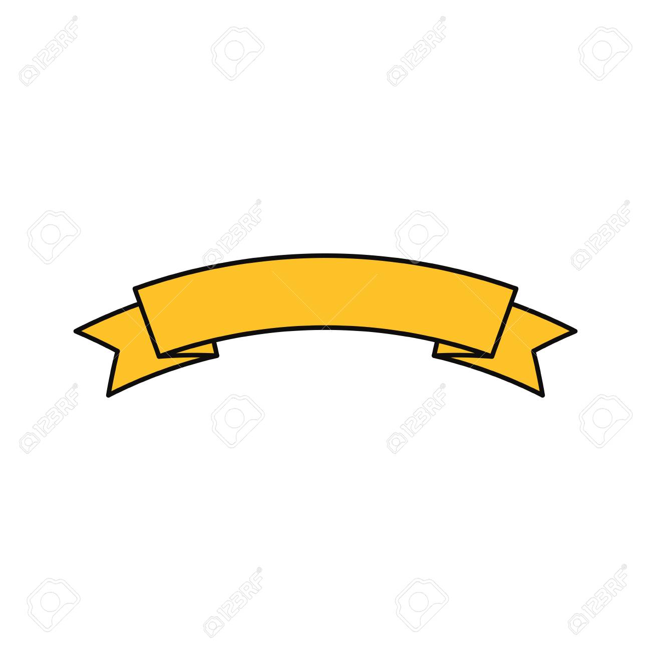 ribbon banner graphic