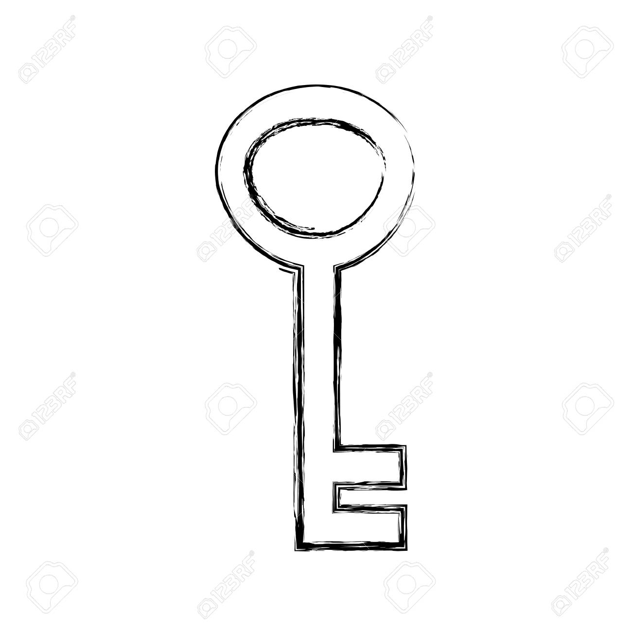 Skizze Der Alten Schlussel Symbol Uber Weissem Hintergrund Vektor Illustration Lizenzfrei Nutzbare Vektorgrafiken Clip Arts Illustrationen Image 90473956