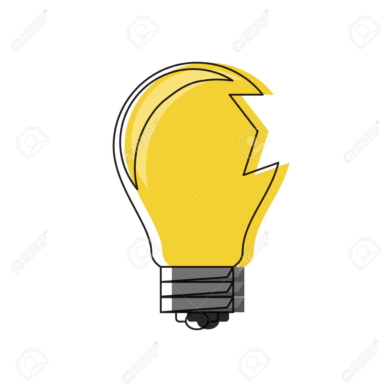 Broken Light Bulb Clip Art Art Gallery