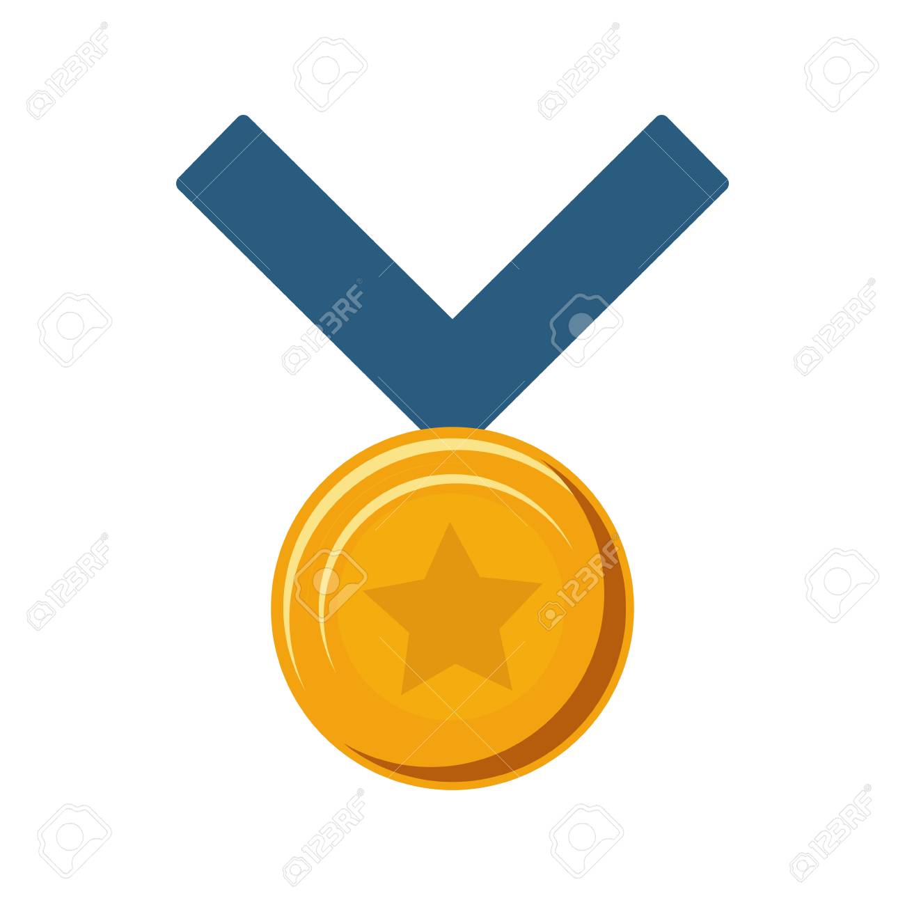 名誉ベクトルイラストのメダルのイラスト素材 ベクタ Image