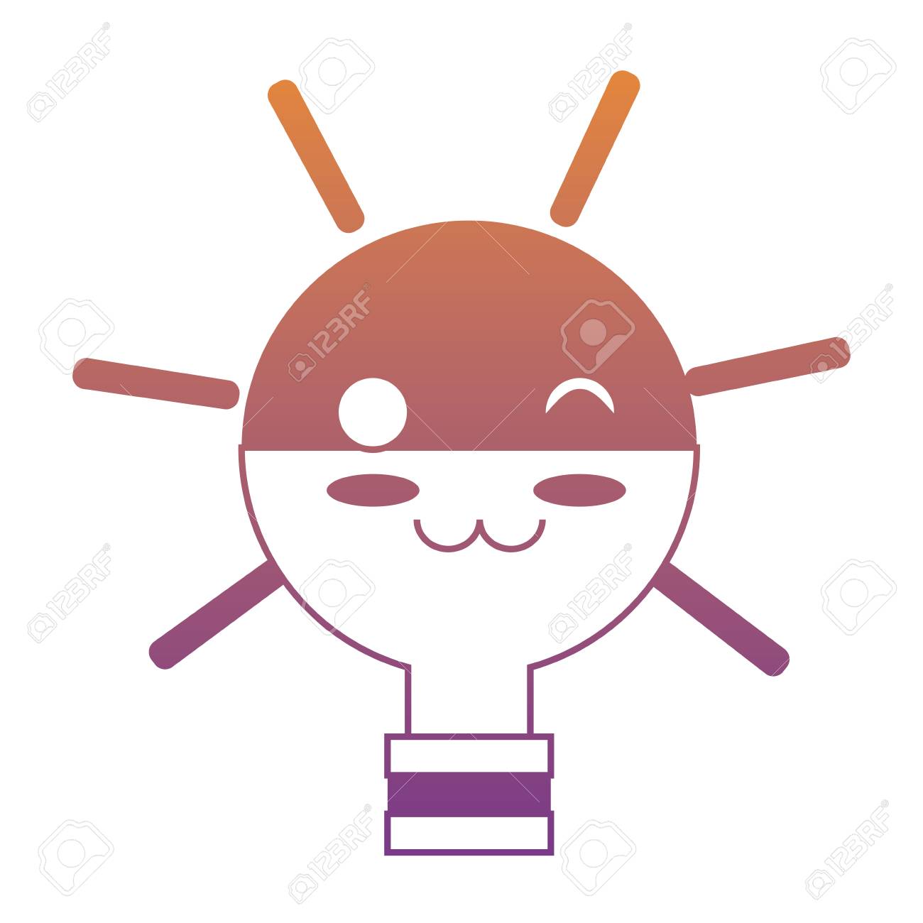 白い背景ベクトルイラストの上に光る光球の目と笑顔 のイラスト素材 ベクタ Image 白い背景ベクトルイラストの上に光る光球の目と笑顔 のイラスト素材 ベクタ Image