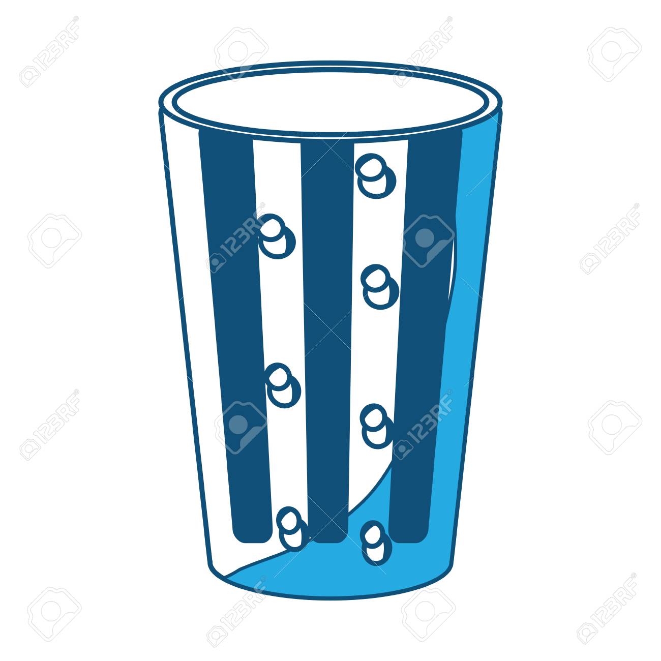 ドリンクアイコンイラストのグラス のイラスト素材 ベクタ Image